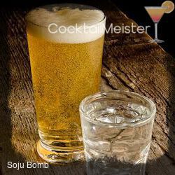 Soju Bomb cocktail